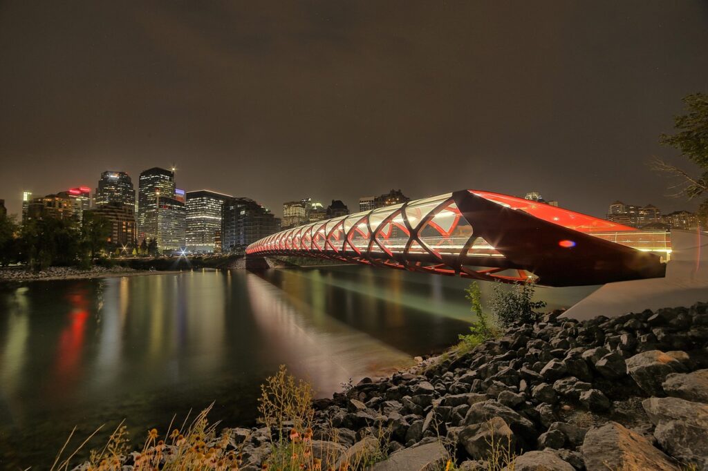 peace, bridge, calgary, canada, cityscape, skyline, calgary, calgary, calgary, calgary, calgary